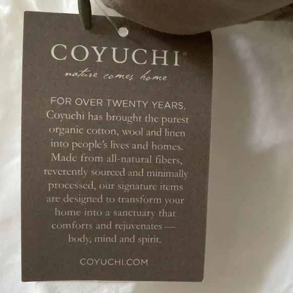 Coyuchi organic white quilted crib mattress pad organic cotton GOTS certified - Picture 8 of 12